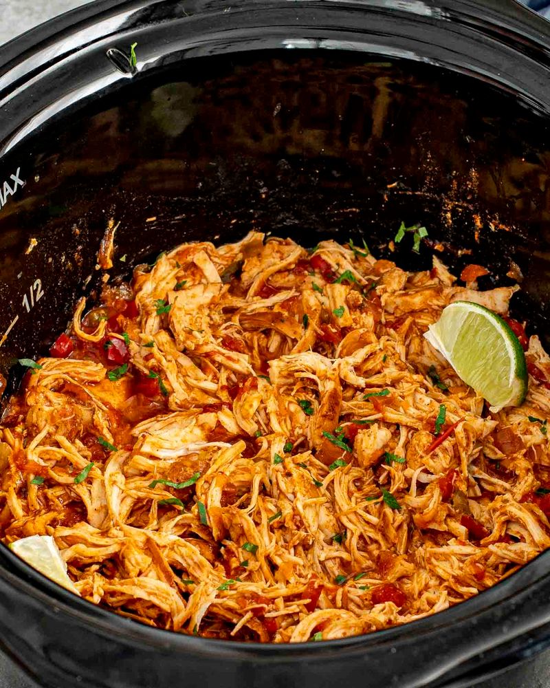 Slow Cooker Mexican Shredded Chicken