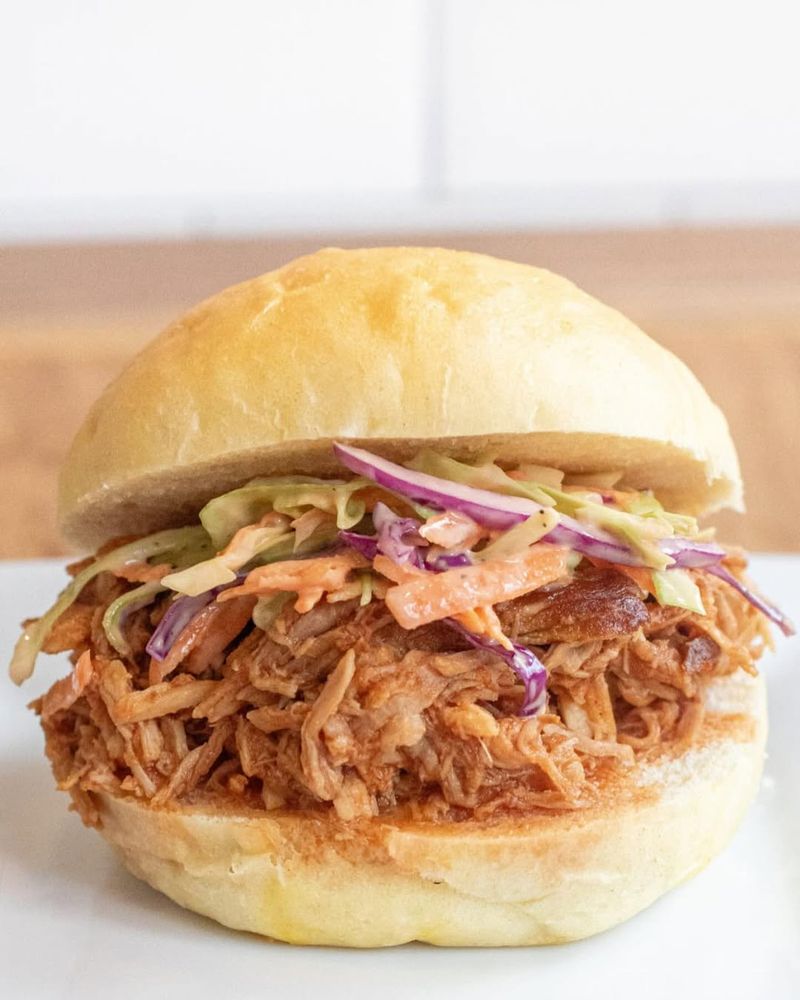 Slow Cooker Pulled Pork Sandwiches