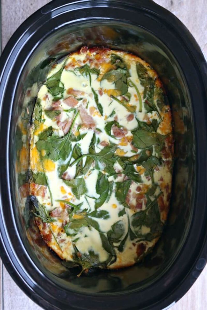 Slow Cooker Breakfast Quiche