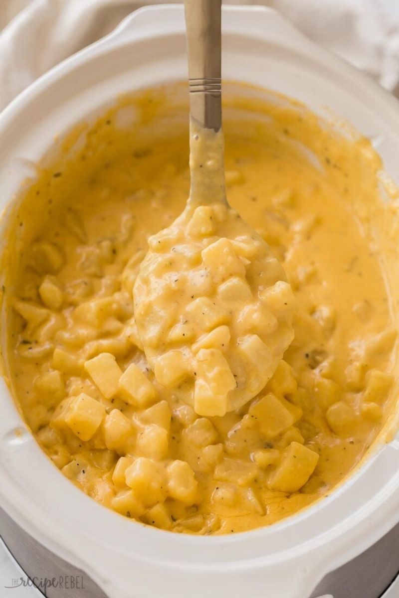 Crockpot Cheesy Potatoes