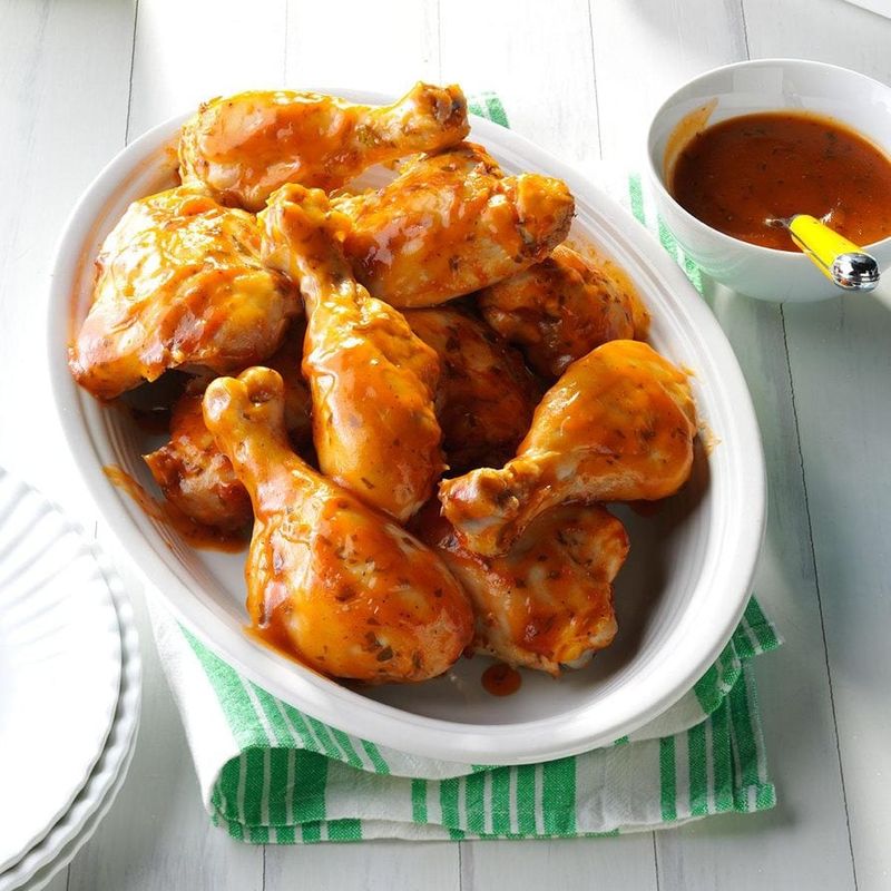 Slow Cooker BBQ Chicken Legs