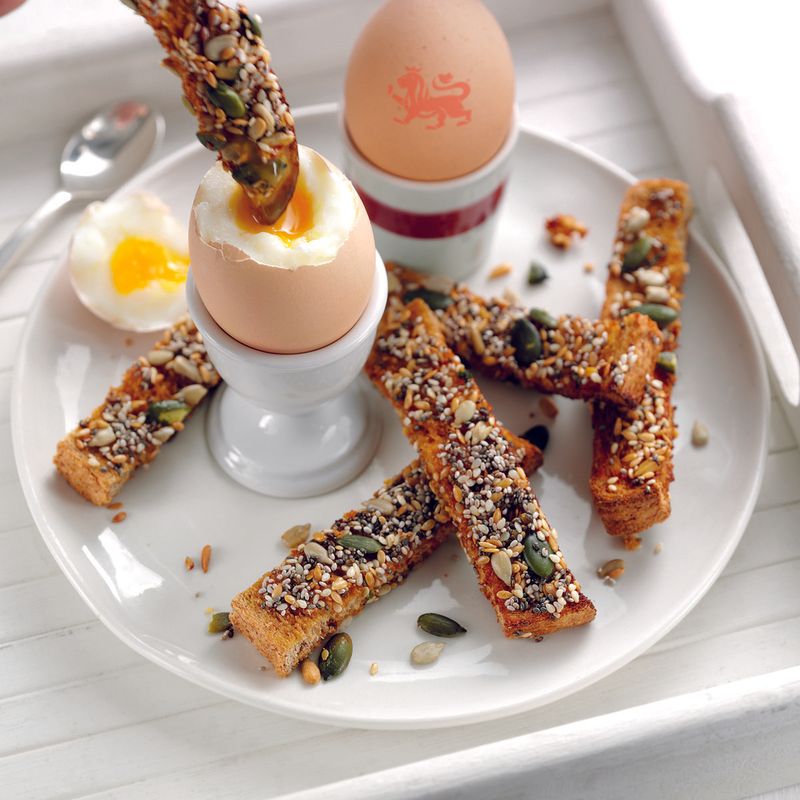 Boiled Eggs With Wholemeal Soldiers