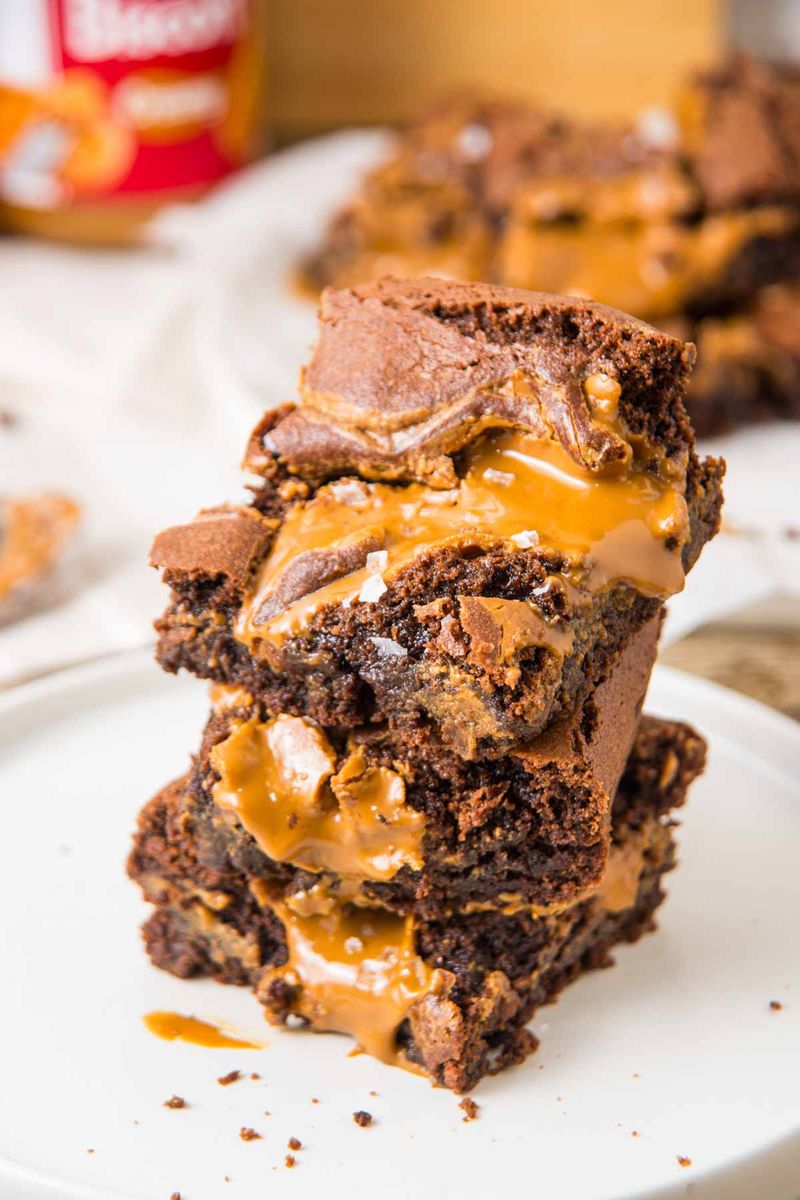 Decadent Biscoff Brownies