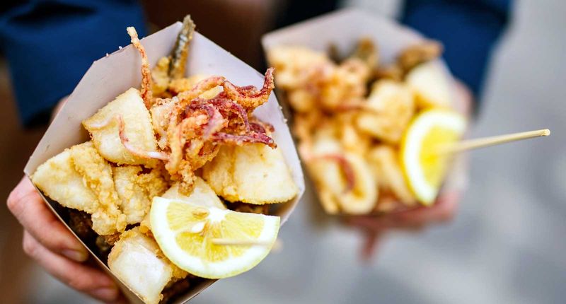 Cuoppo Di Pesce Fritto in Italy