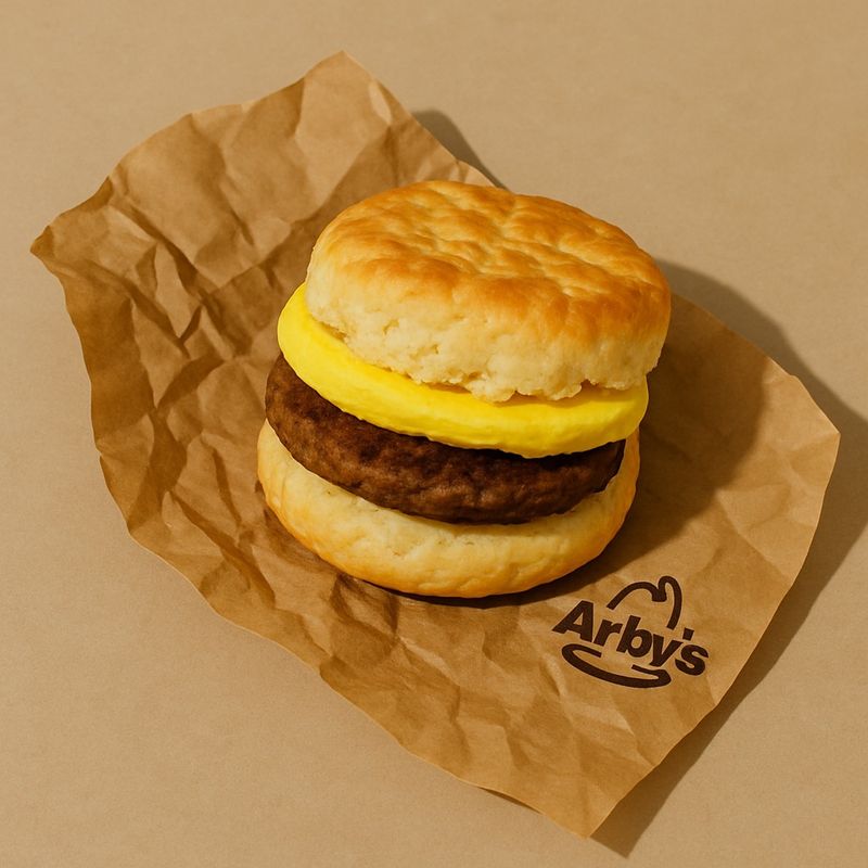 Arby's Sausage Biscuit