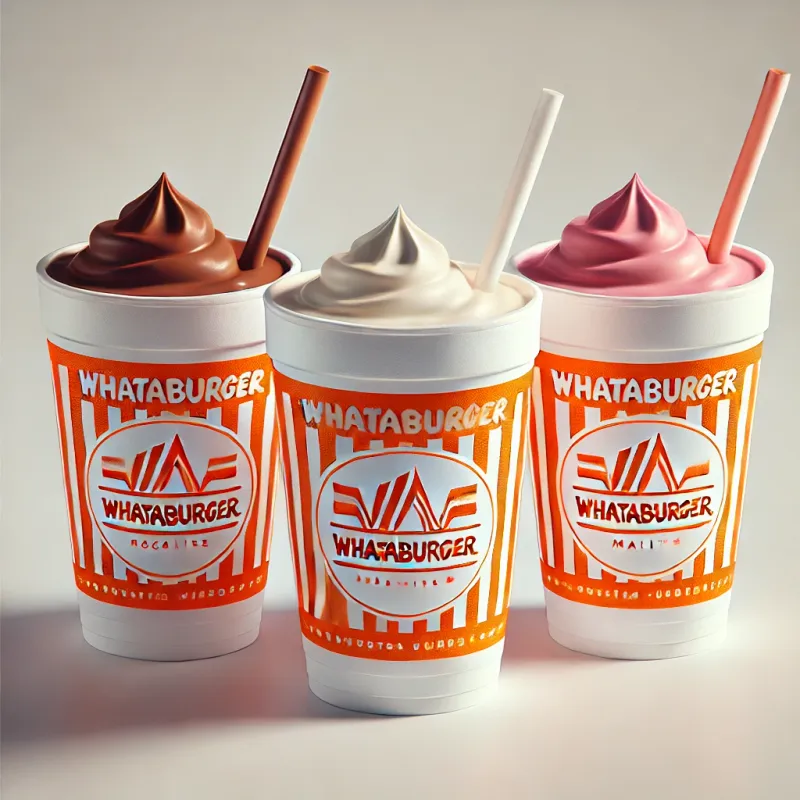 Whataburger – Classic shakes with real ice cream base