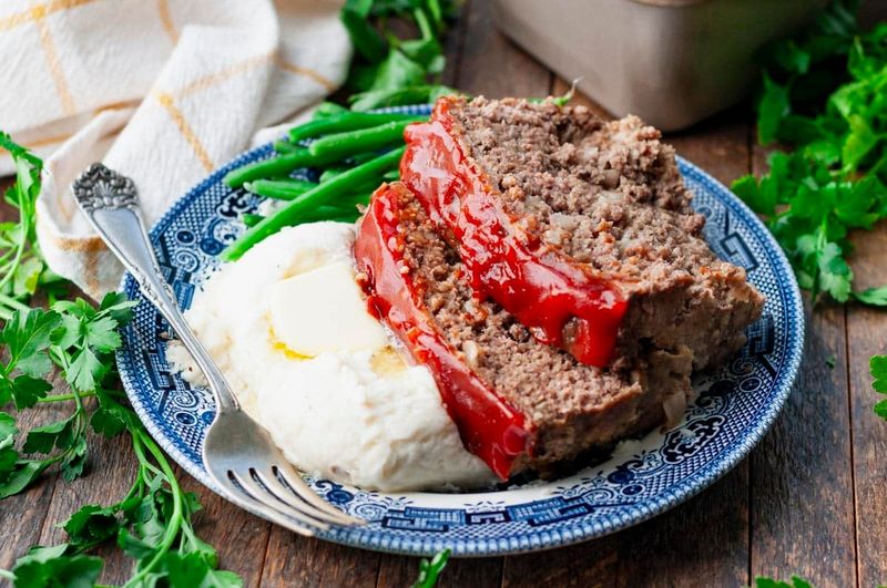 A Perfectly Moist Meatloaf Made With Oatmeal