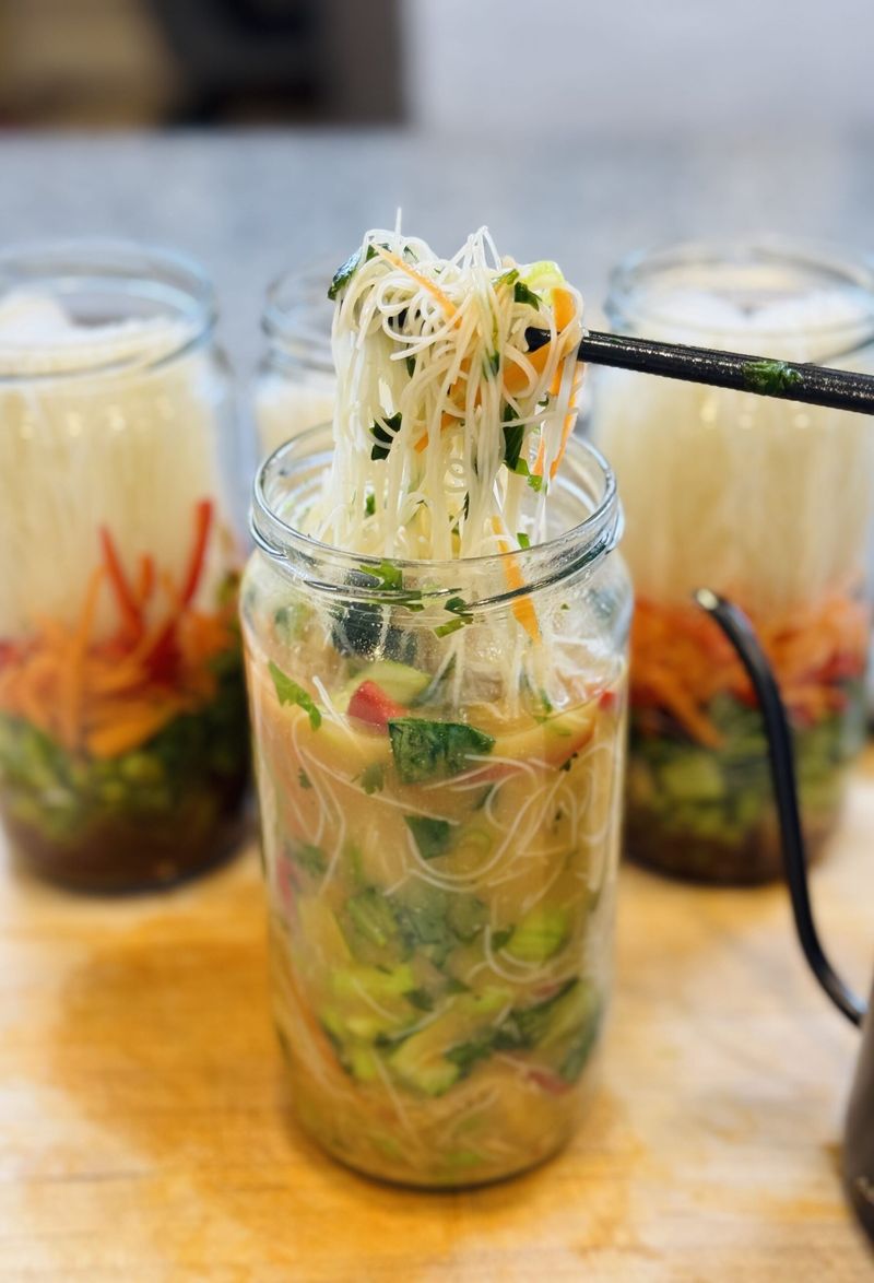 Meal Prep Noodle Soup Jars