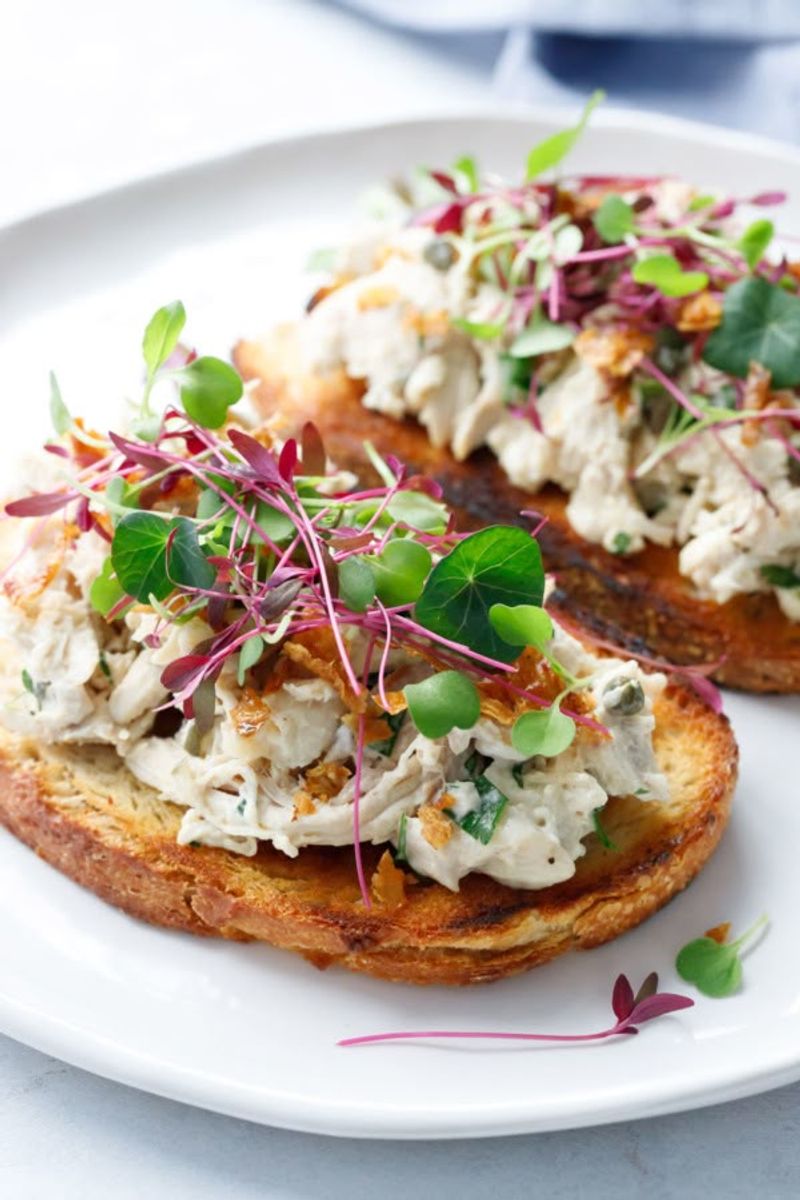 Herby Chicken Salad Tartines