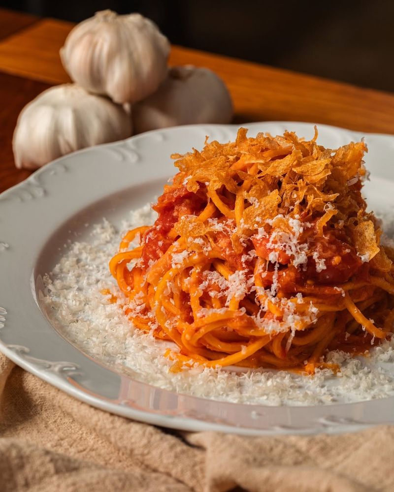 Spaghetti alla Chitarra at Osteria Mozza