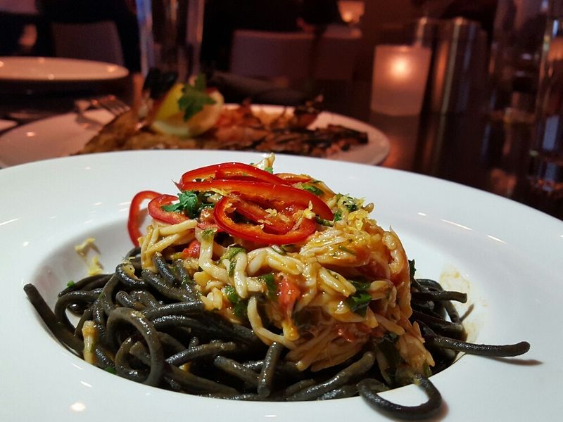 Spaghetti with Crab and Chili at RPM Italian