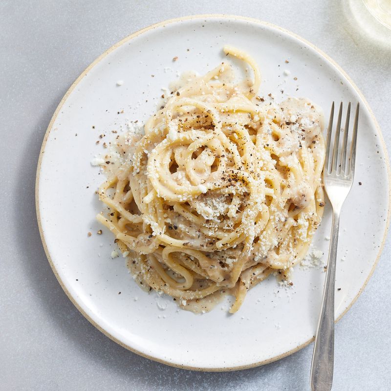 Spaghetti Cacio e Pepe from Roscioli