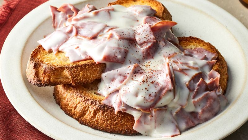 Creamed Chipped Beef on Toast (
