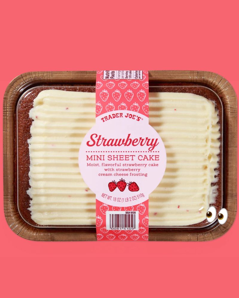 Strawberry Mini Sheet Cake