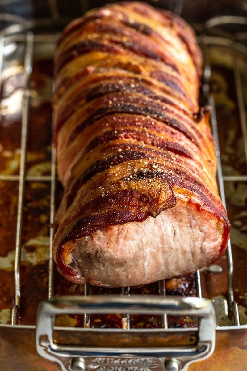 Bacon-Wrapped Pork Loin