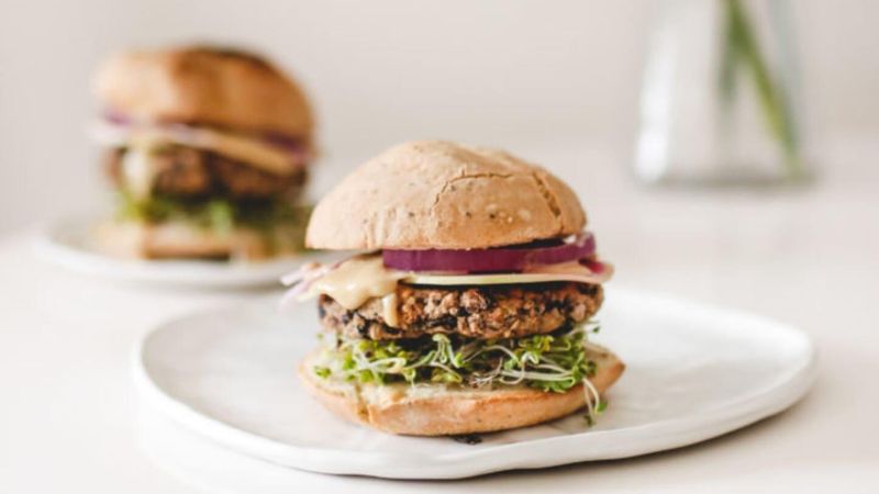 Mushroom Miso Burger