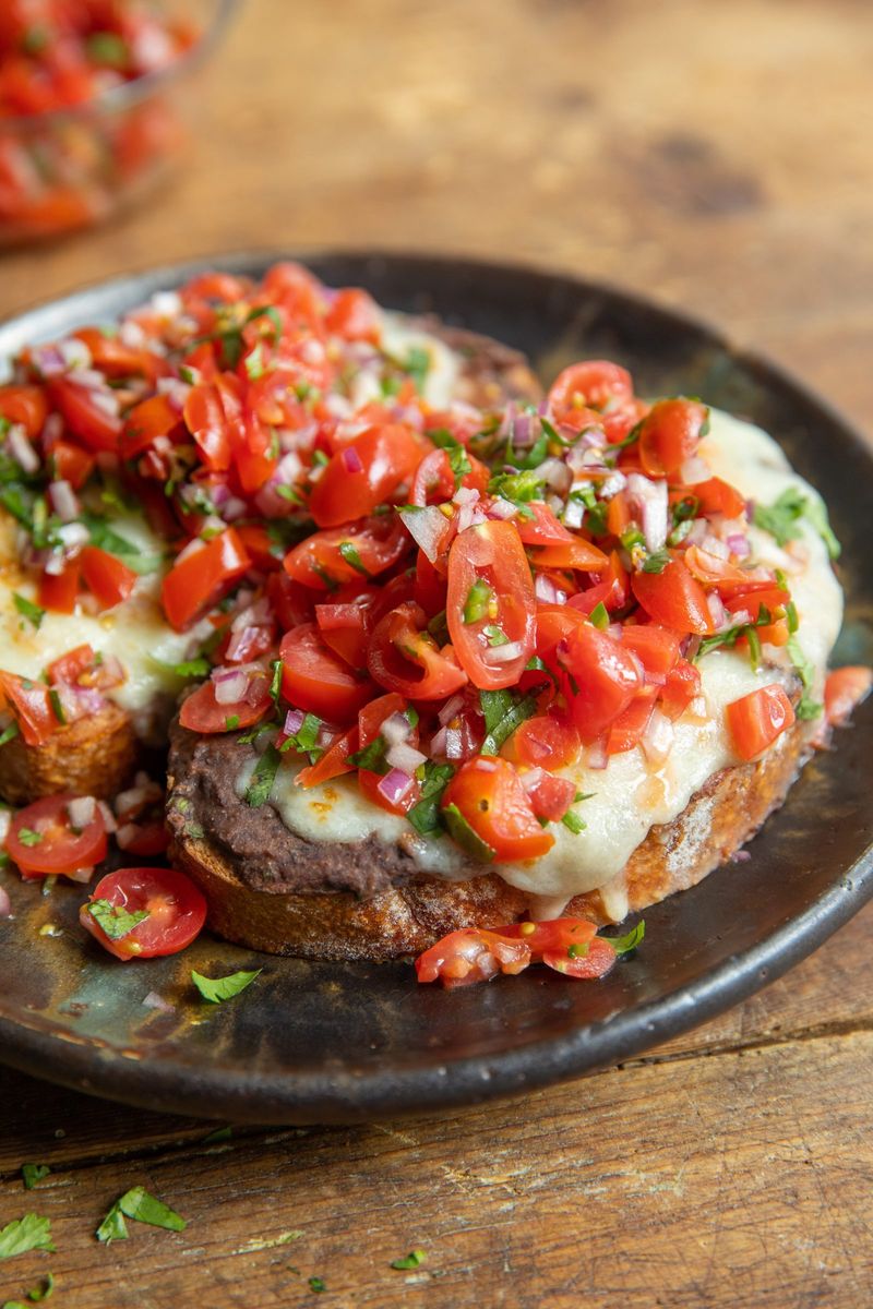 Open-Faced Molletes