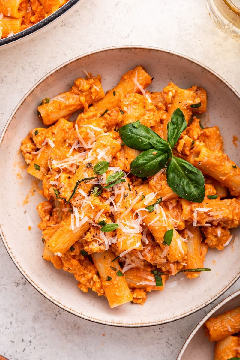 Spicy Cottage Cheese Pasta