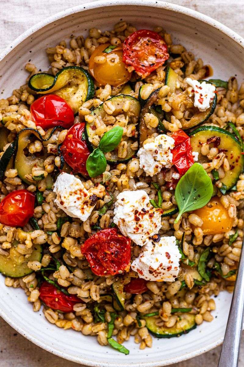 Barley and Roasted Vegetable Salad
