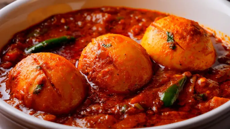Spicy Egg Masala