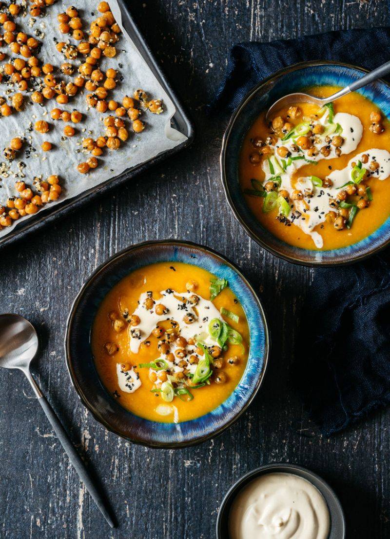 Miso Sweet Potato and Ginger Soup