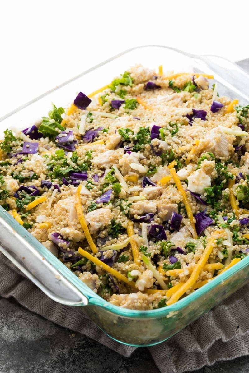 Chicken & Veggie Quinoa Bake