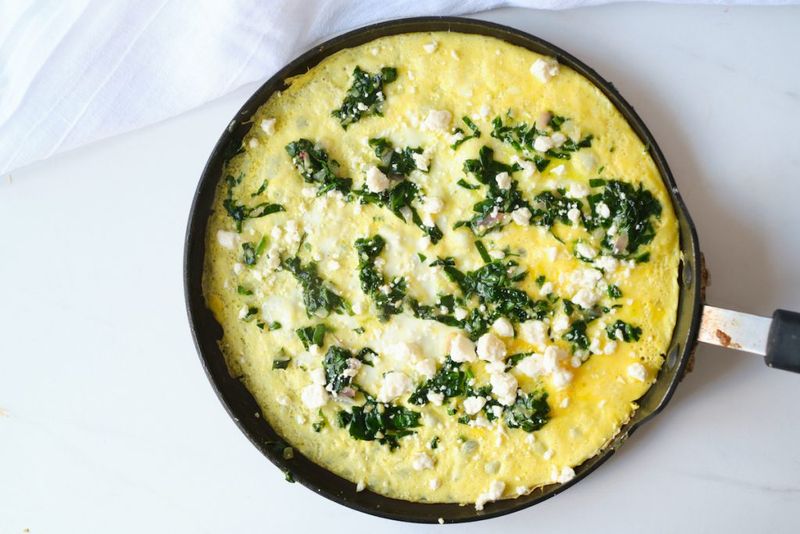 Spinach & Feta Omelet