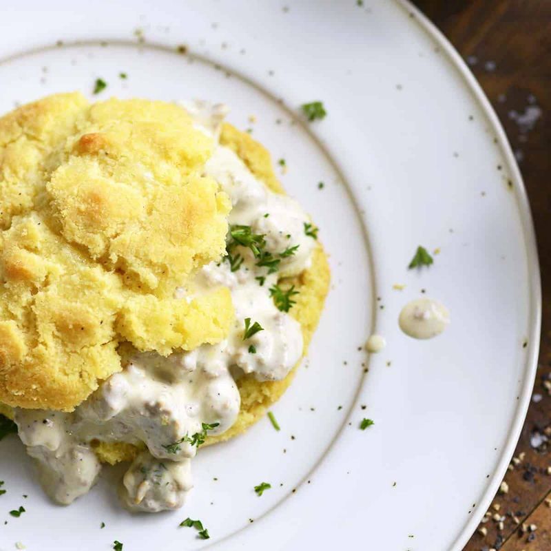 Low Carb Biscuits and Gravy