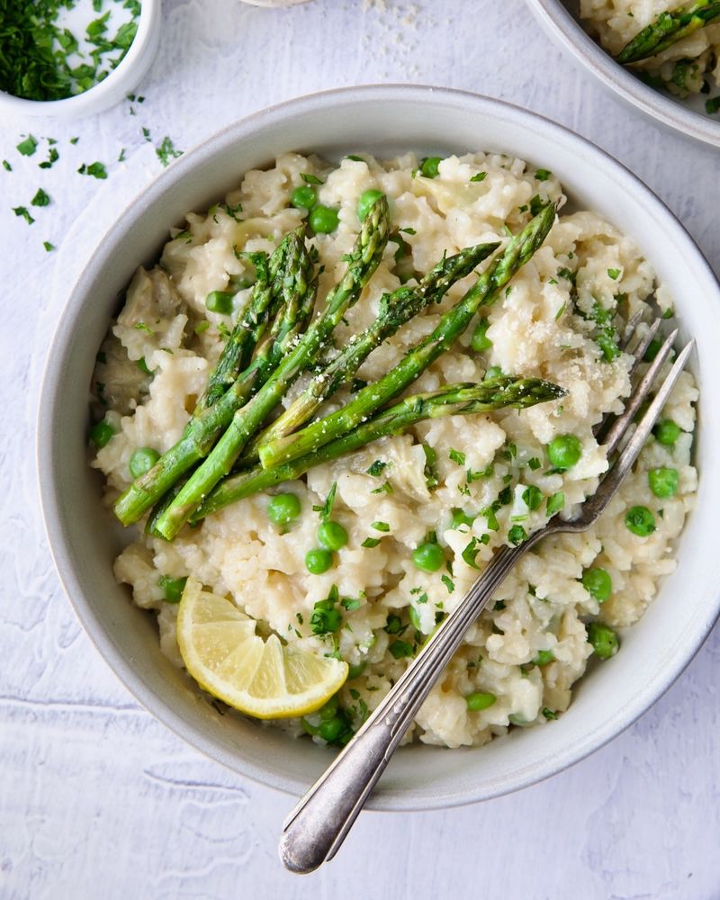 Spring Asparagus and Lemon Risotto