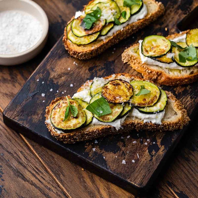 Zucchini Bruschetta