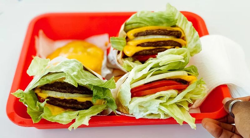 In-N-Out Protein Style Burger