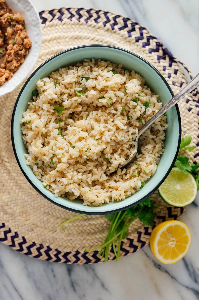 Brown Rice (Instead of White or Fried)