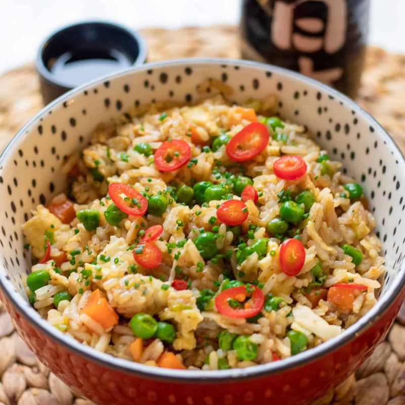 Spicy Egg Fried Rice