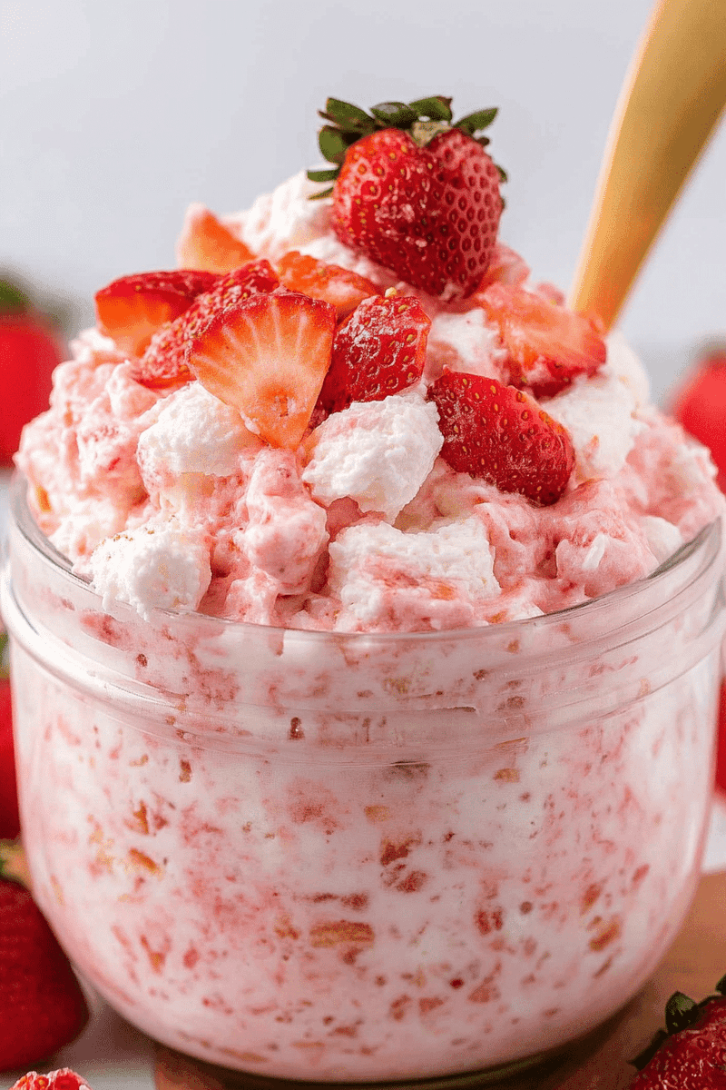 Strawberry Shortcake Fluff Salad