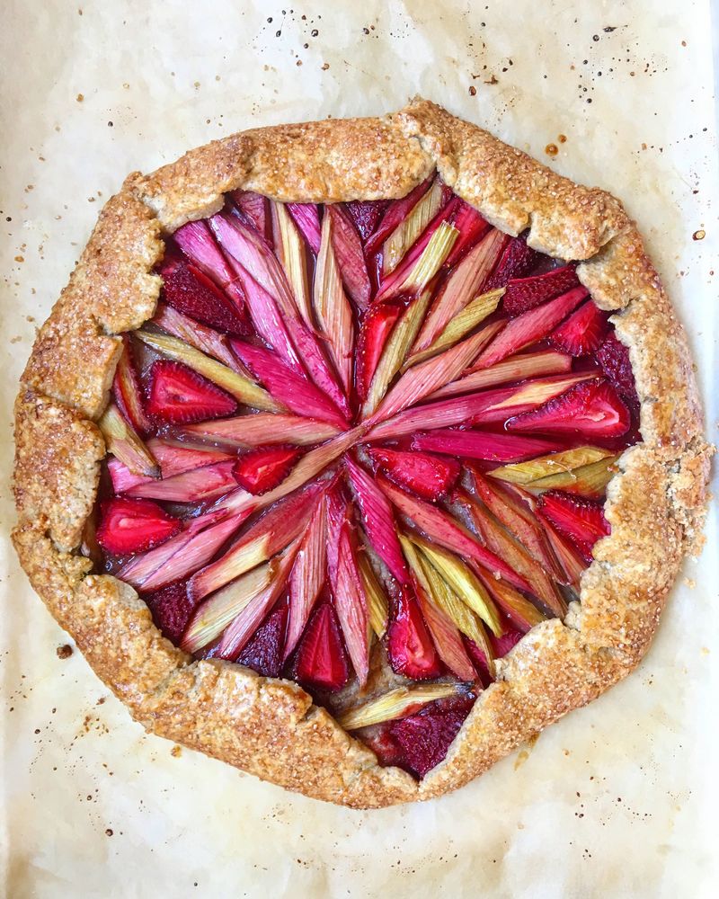 Strawberry Rhubarb Galette