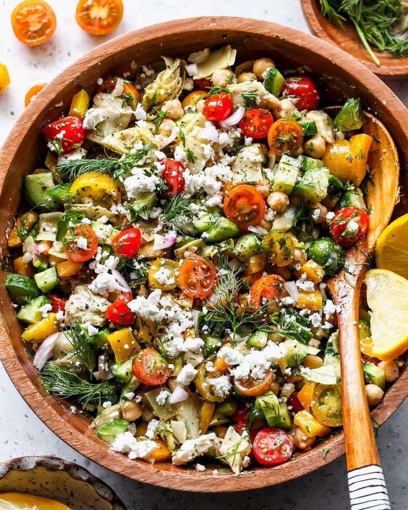 Mediterranean Chickpea Salad