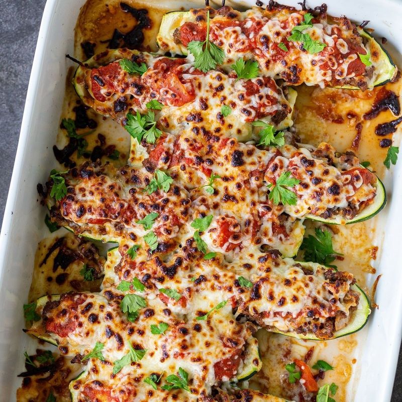 Stuffed Zucchini Boats