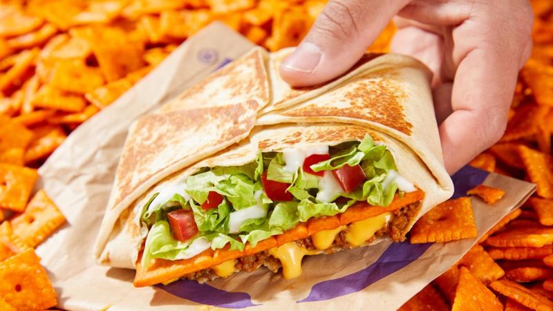 Taco Bell Cheesy Crunchwrap Chicken Melt