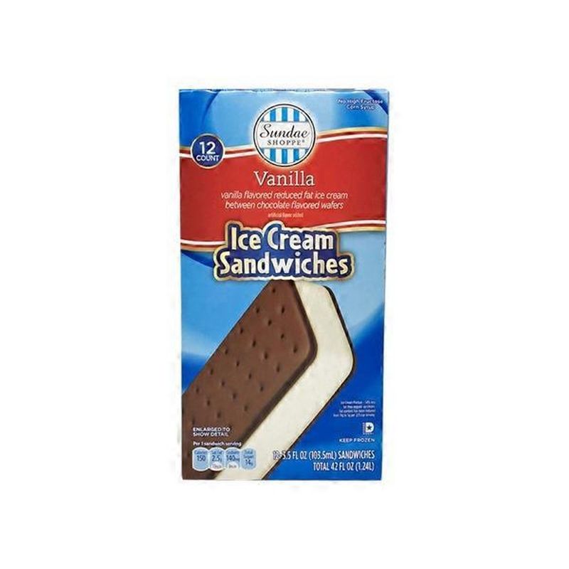 Sundae Shoppe Neapolitan Ice Cream Sandwiches