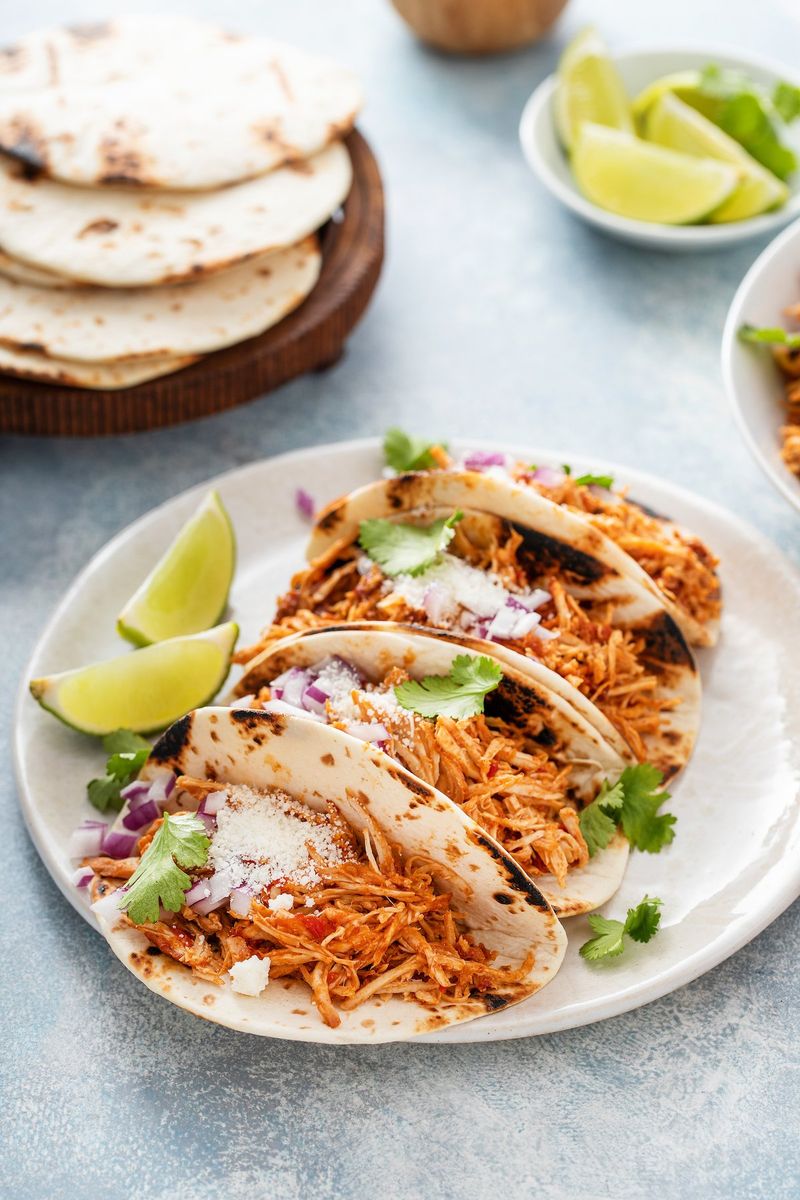 Four-Ingredient Chicken Tacos