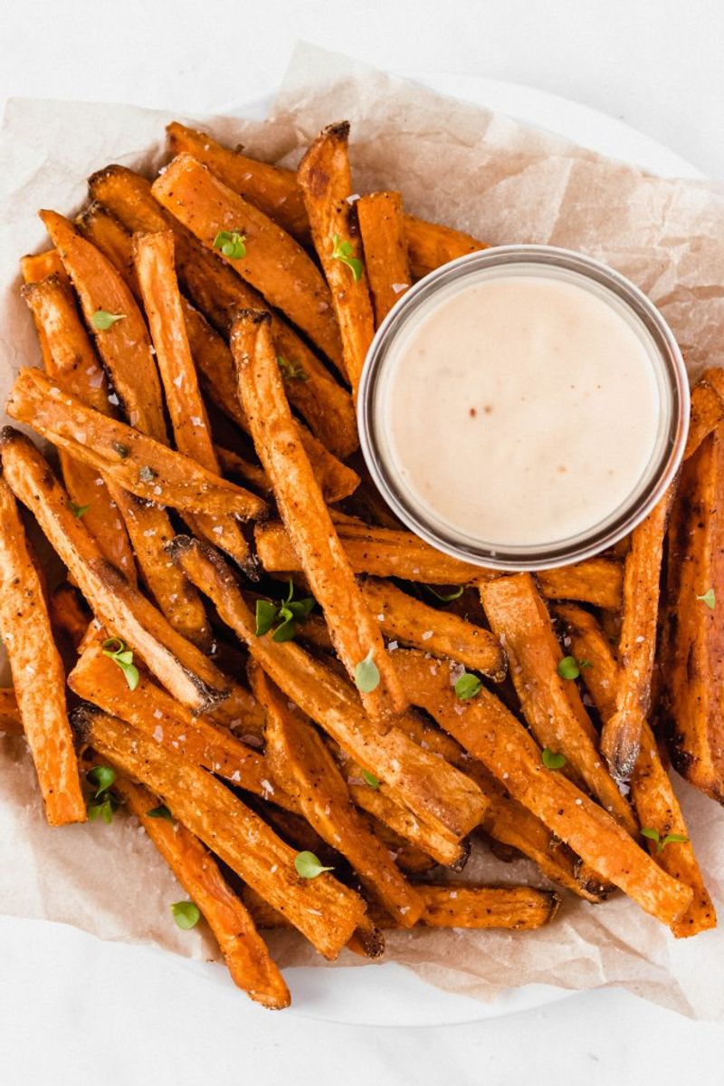 Sweet Potato Tots with Spicy Aioli