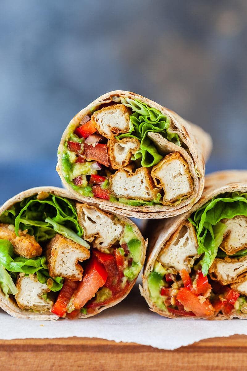 Crispy Smoked Tofu Wraps