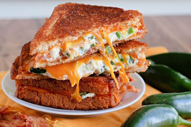 Jalapeño Popper Grilled Cheese