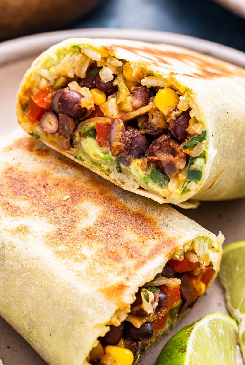 Veggie and Bean Burrito