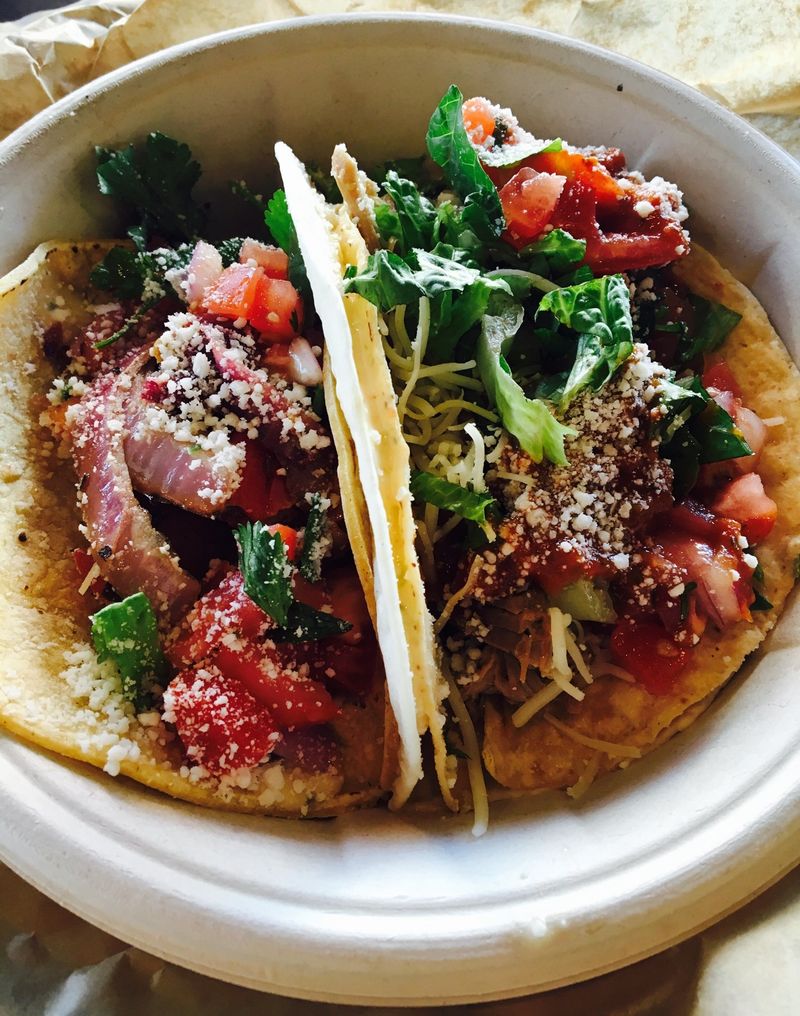 Qdoba Ground Beef Taco