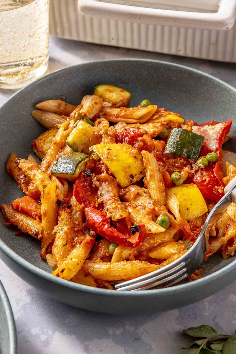Roasted Vegetable Pasta Salad