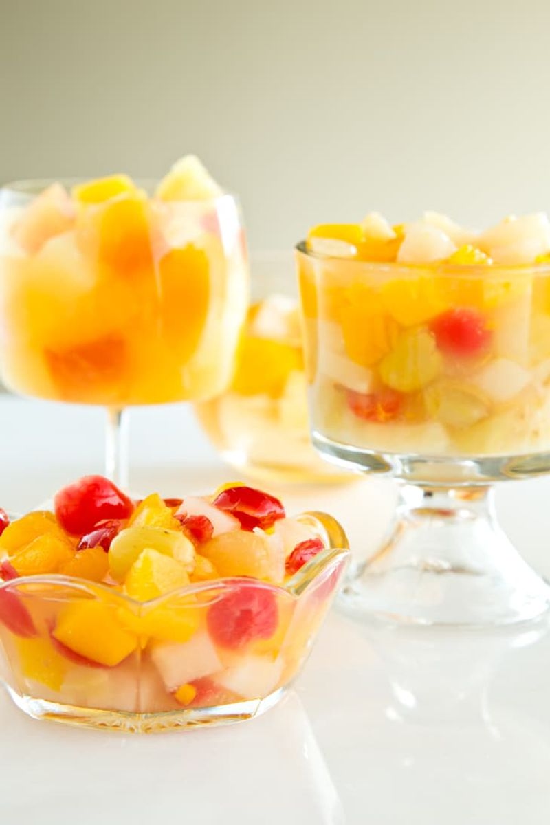 Canned Fruit Cocktail in Syrup