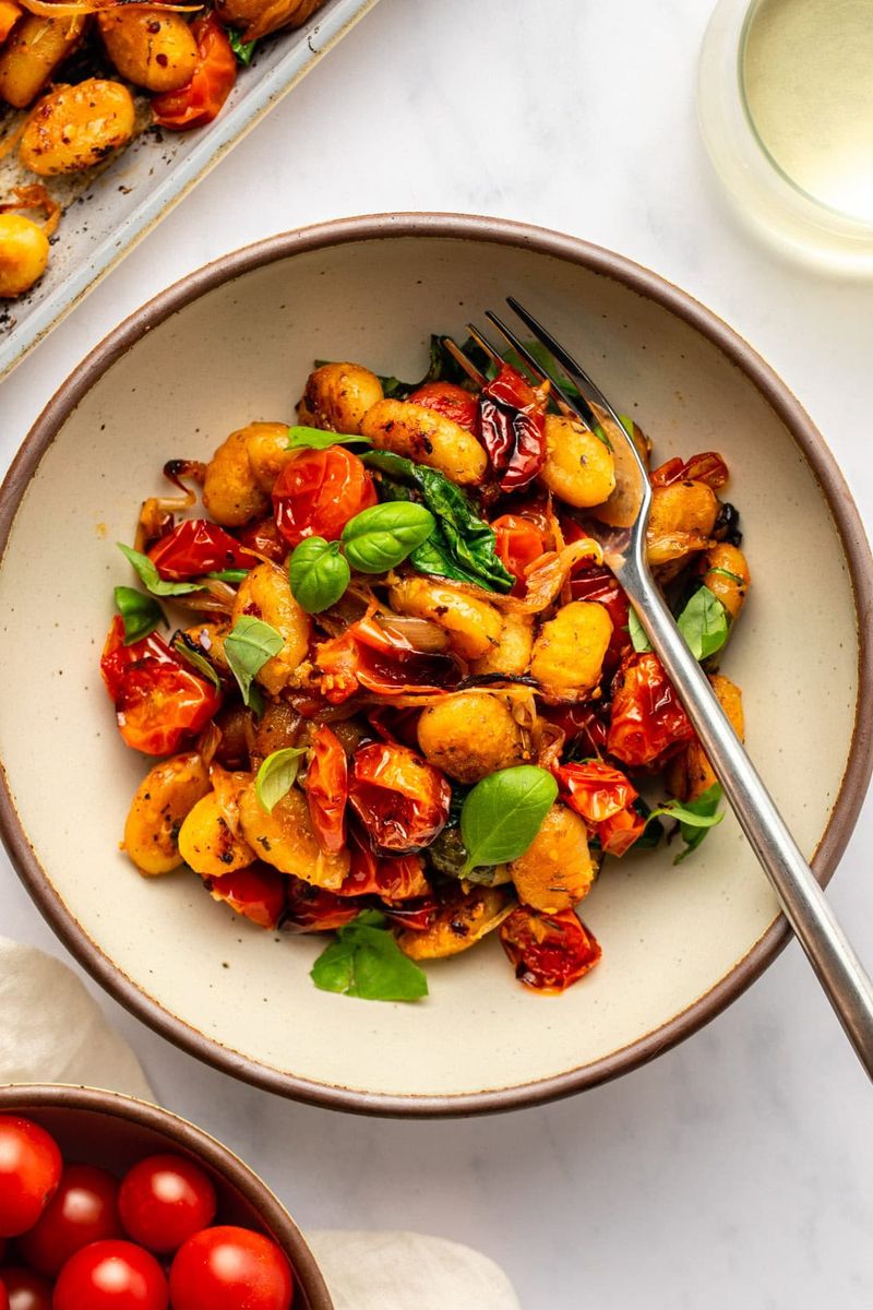 Sheet-Pan Tomato Basil Gnocchi