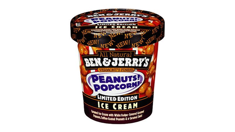 Ben & Jerry’s Peanuts! Popcorn!