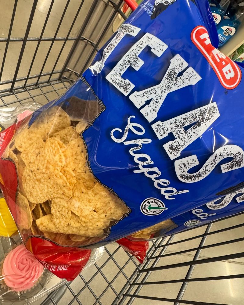 Texas-Shaped Tortilla Chips